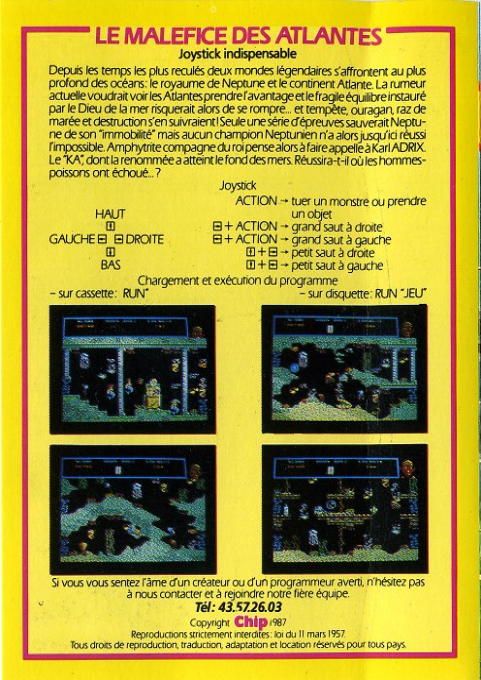 Le Malefice des Atlantes — box-2D-back (WOR)