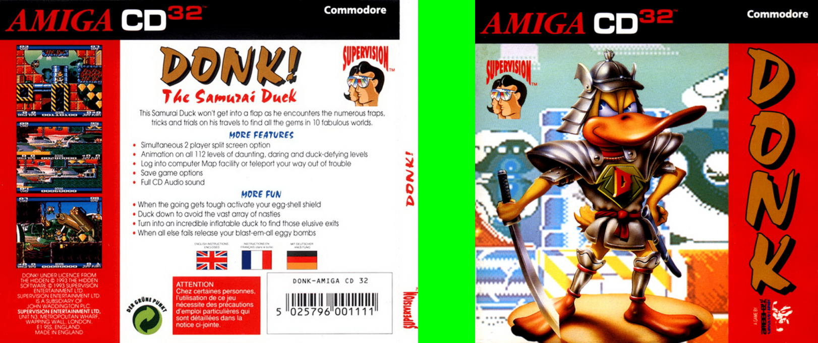 Donk! The Samurai Duck! — box-texture (WOR)