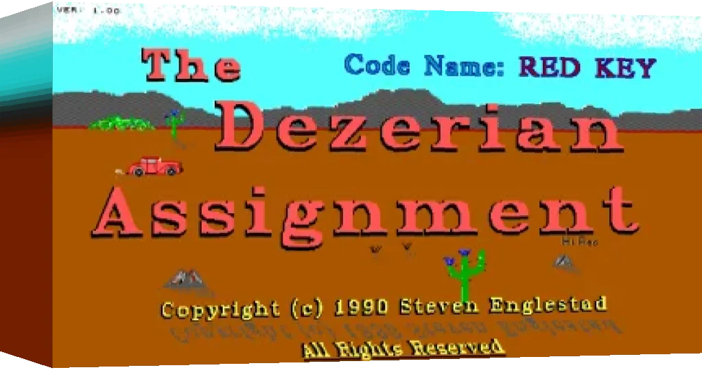 The Dezerian Assignment : Code Name - Red Key — box-3D (WOR)