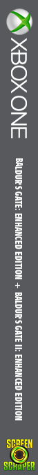 Baldur's Gate: Enhanced Edition + Baldur's Gate II: Enhanced Edition — box-2D-side (WOR)