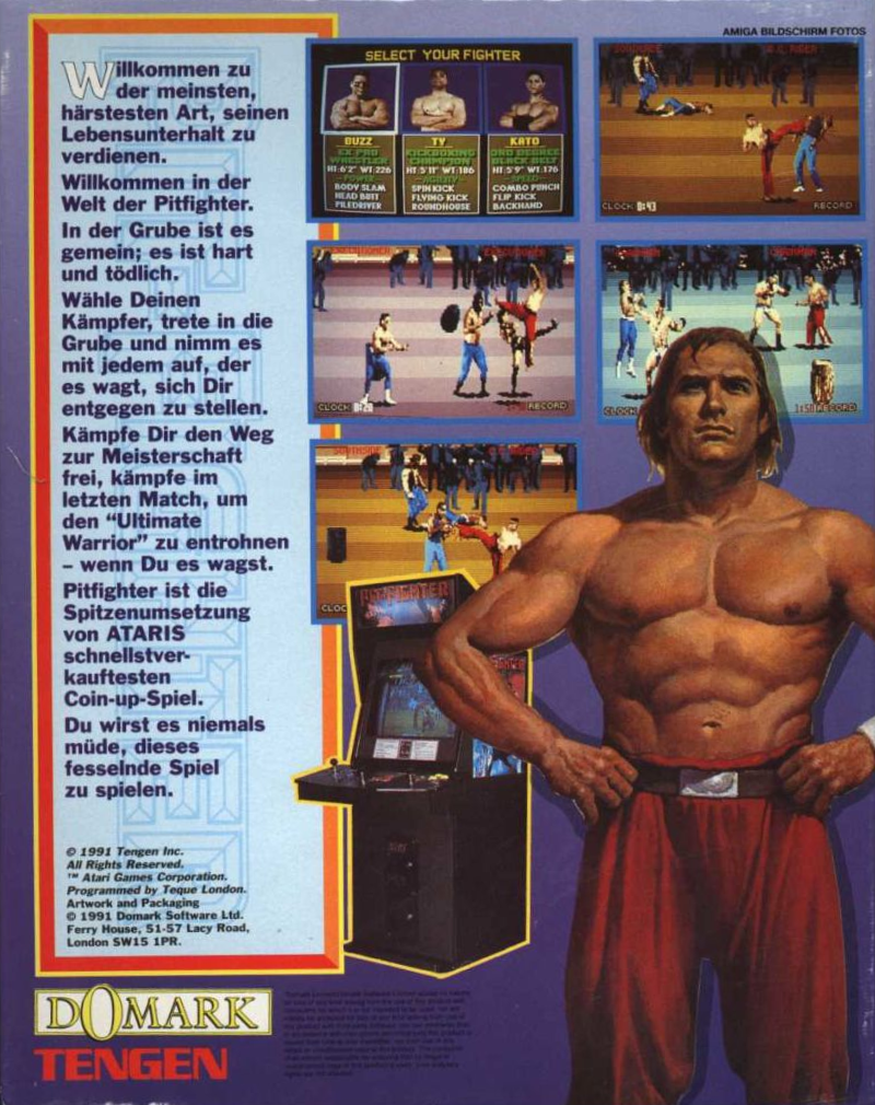 Pit-fighter — box-2D-back (DE)