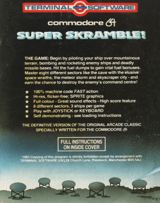 Super Skramble! — box-2D-back (WOR)
