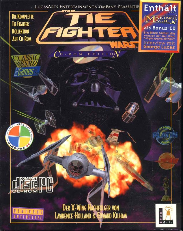 Star Wars TIE Fighter - Collector's CD-ROM — box-2D (DE)