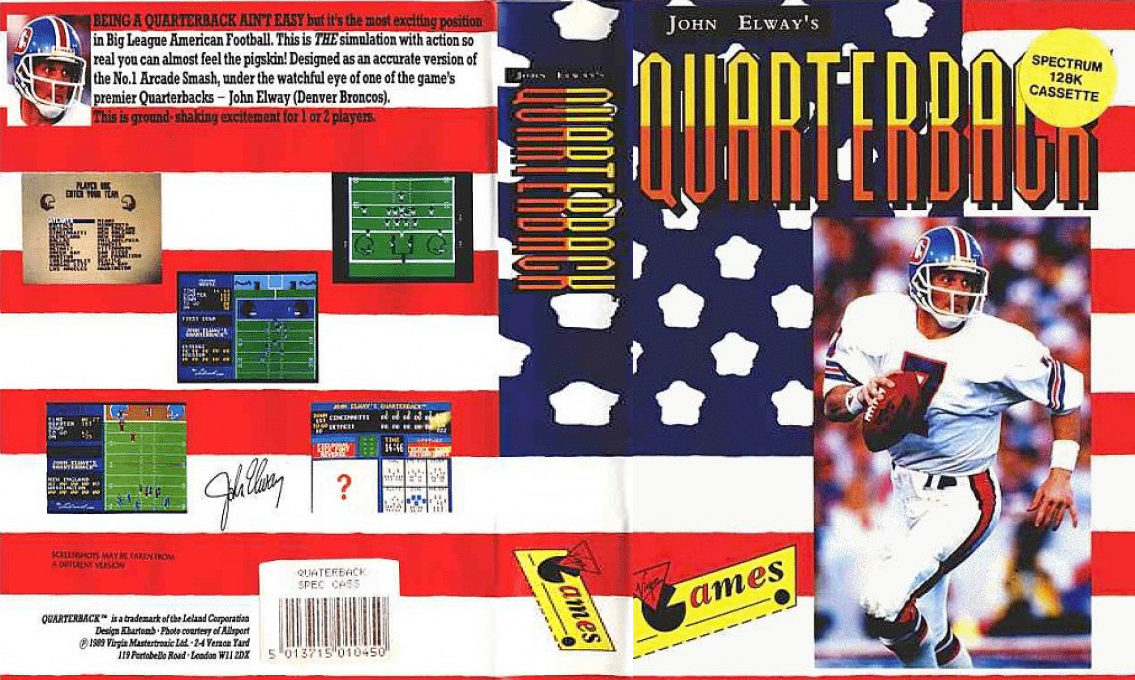 John Elway's Quarterback — box-texture (EU)