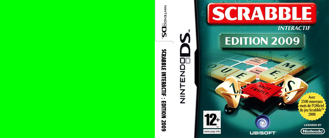 Scrabble Interactive - 2009 Edition — box-texture (FR)