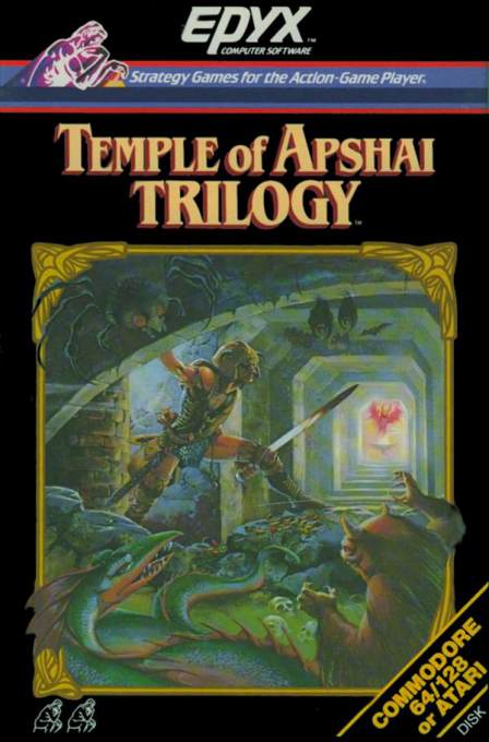 Temple of Apshai Trilogy, The box art