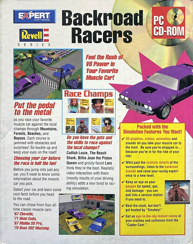 Backroad Racers — box-2D-back (US)