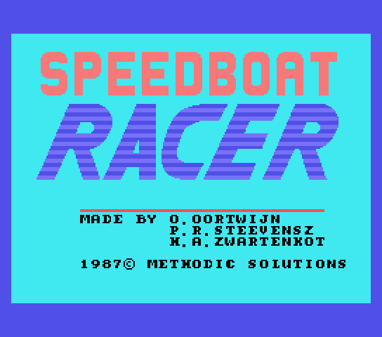 Speedboat Racer — sstitle (EU)