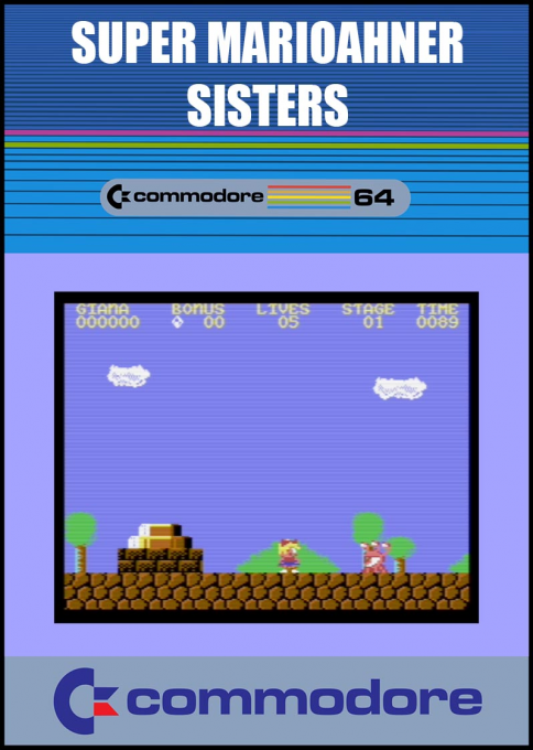 Super Marioahner Sisters box art