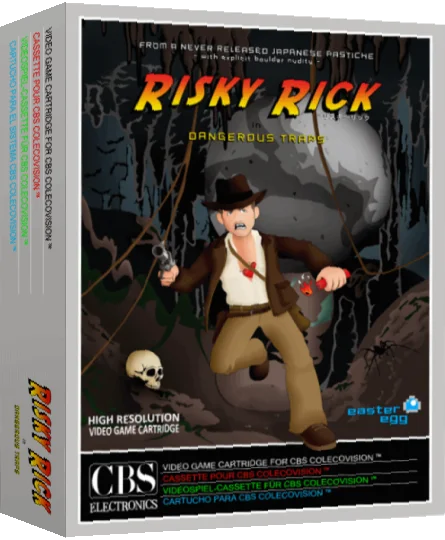 Risky Rick in Dangerous Traps — box-3D (WOR)