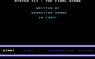 System III : The Final Stone — sstitle (WOR)