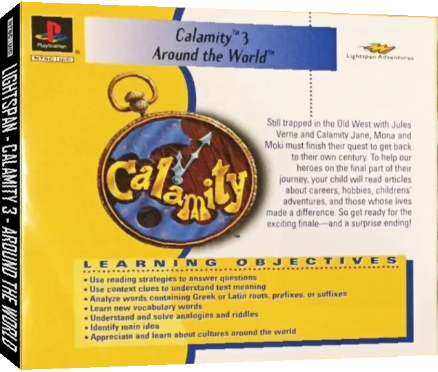 ZZZ(notgame):Lightspan - Calamity 3 - Around The World — box-3D (US)