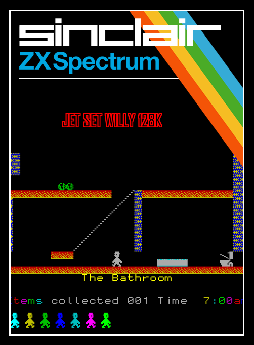 Jet Set Willy 128K box art