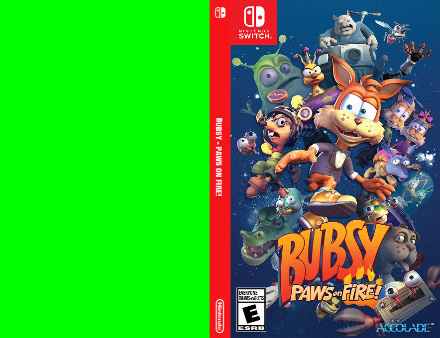 Bubsy : Paws on Fire! — box-texture (US)