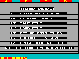 Card Index — ss (EU)