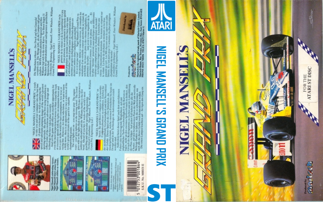 Nigel Mansell's Grand Prix — box-texture (EU)