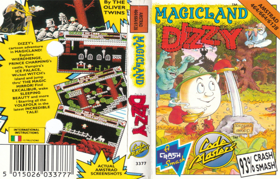 Dizzy 4 - Magicland Dizzy — box-texture (EU)