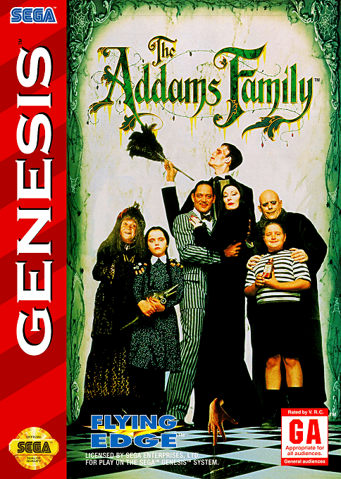 Addams Family, The box art