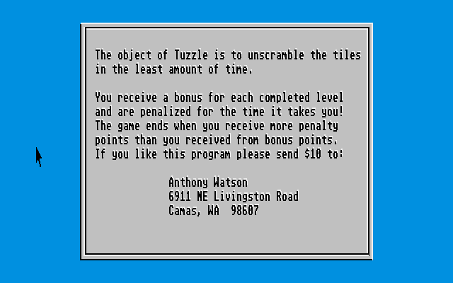Tuzzle — sstitle (WOR)