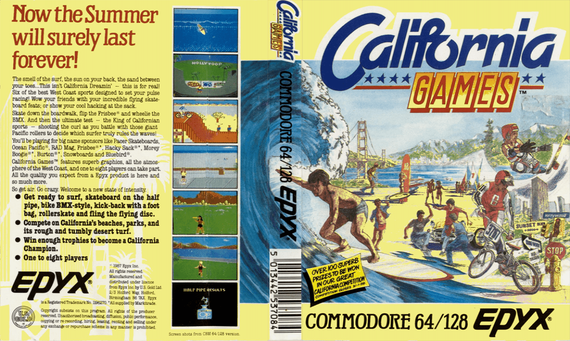 California Games — box-texture (EU)