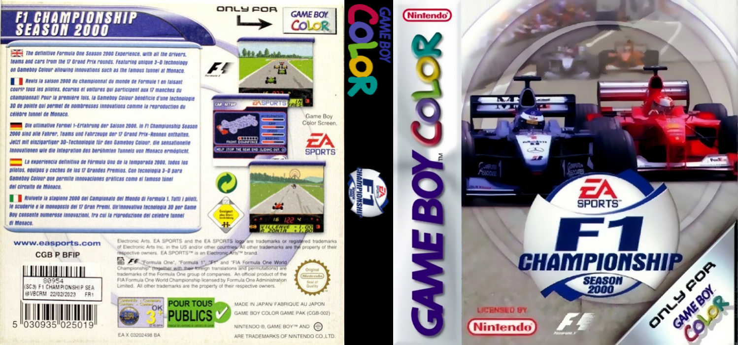 F1 Championship Season 2000 — box-texture (EU)
