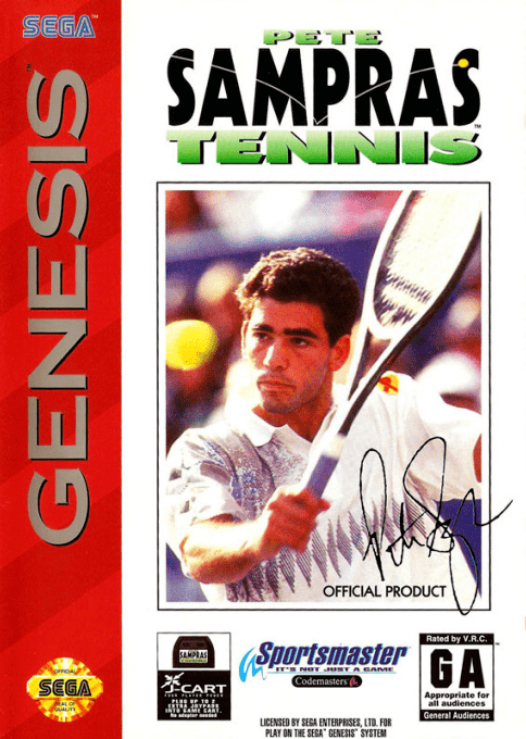 Pete Sampras Tennis box art