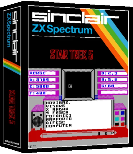 Star Trek 5 — box-3D (SS)
