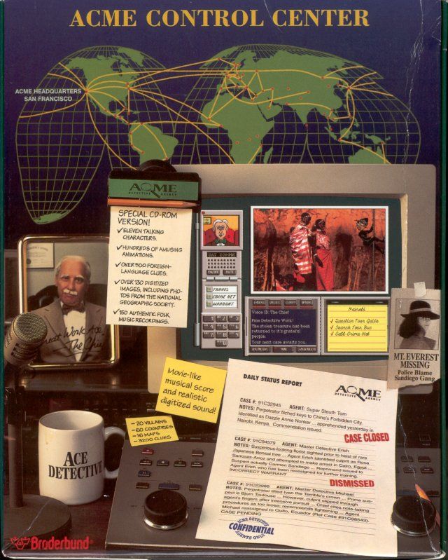 Where in the World Is Carmen Sandiego? Deluxe Edition — box-2D-back (WOR)