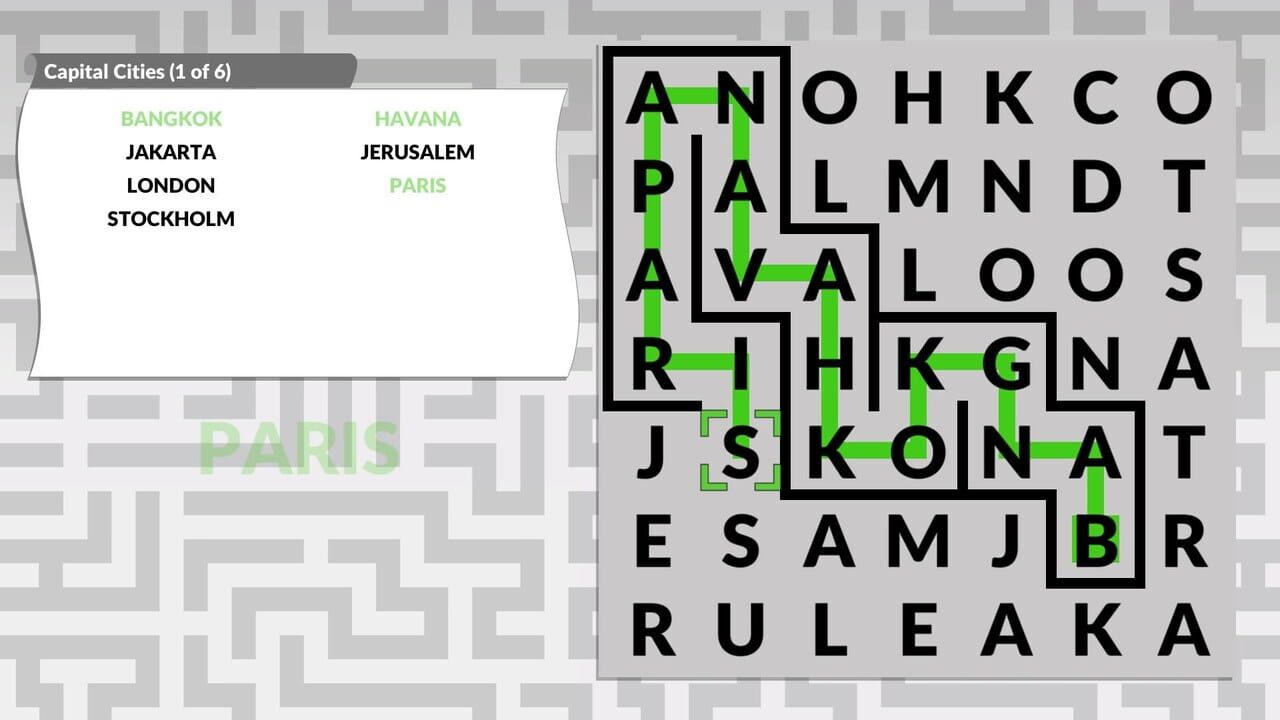 Word Maze by POWGI — screenshot (WOR)