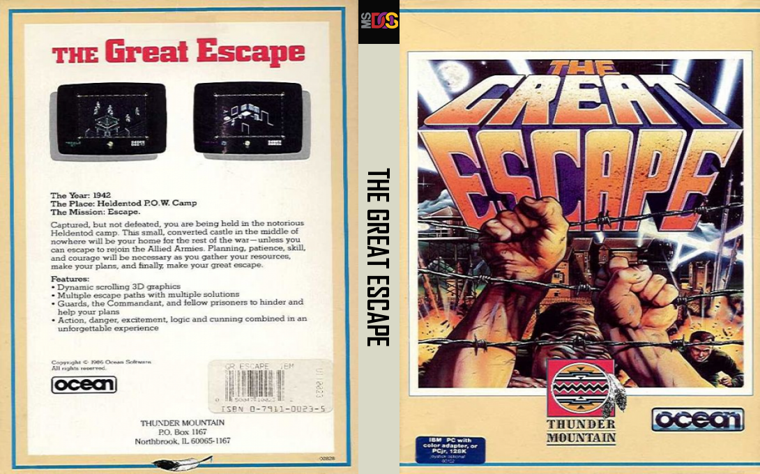 Great Escape, The — box-texture (US)