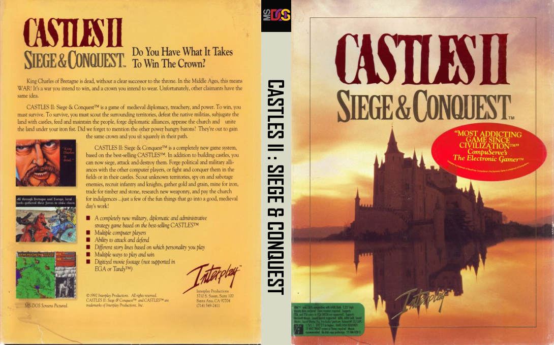Castles 2 - Siege And Conquest — box-texture (US)
