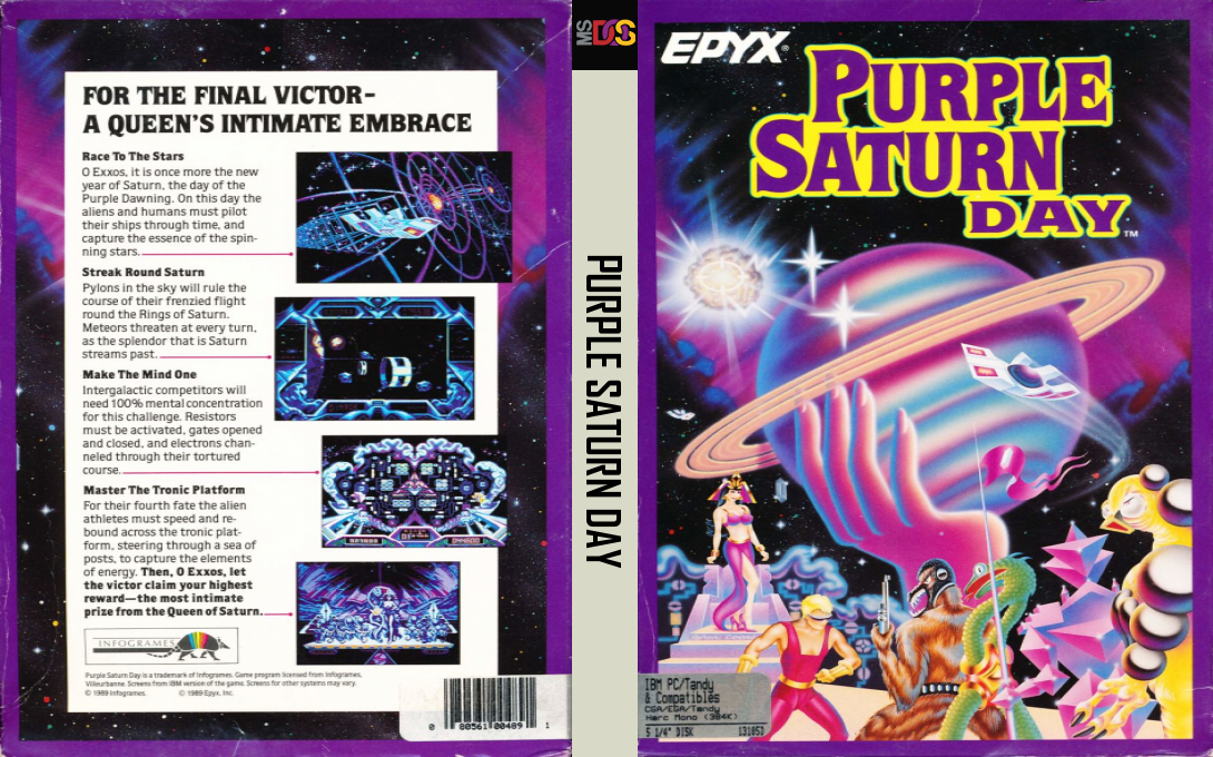 Purple Saturn Day — box-texture (US)