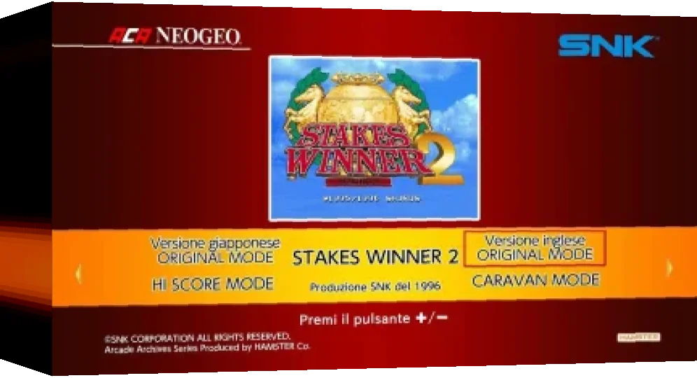 Aca Neogeo Stakes Winner 2 — box-3D (WOR)