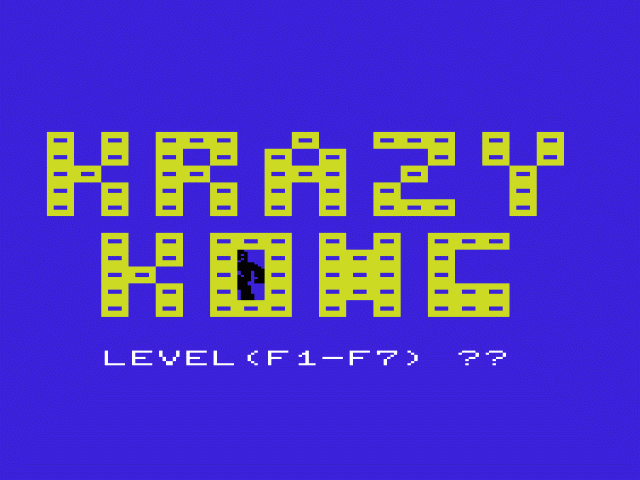 Krazy Kong — sstitle (WOR)