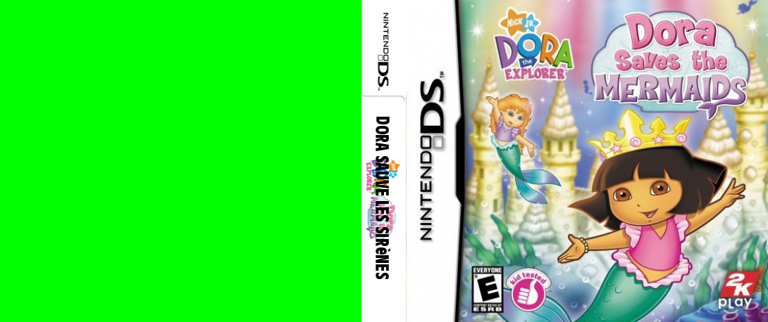 Dora the Explorer - Dora Saves the Mermaids — box-texture (US)