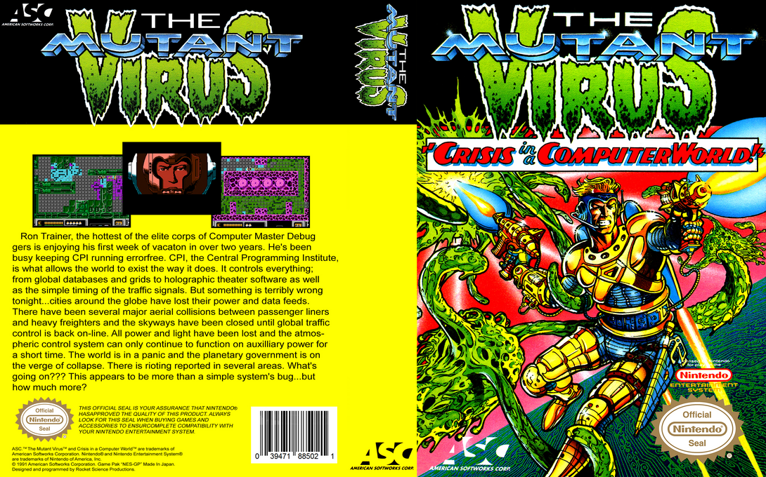 Mutant Virus - Crisis In A Computer World, The — box-texture (US)