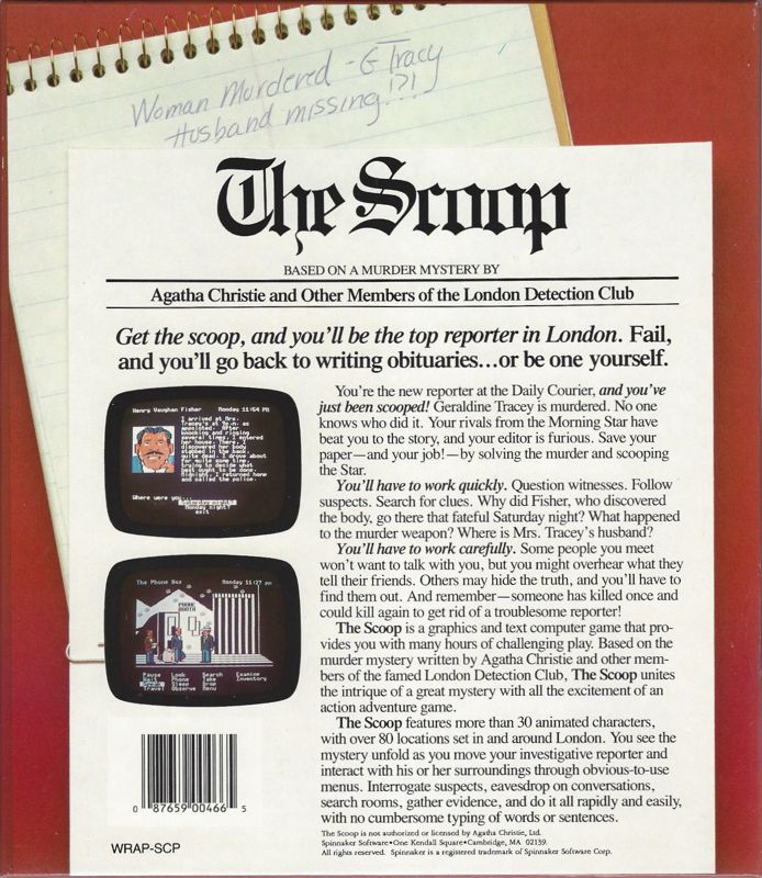 Scoop, The — box-2D-back (US)
