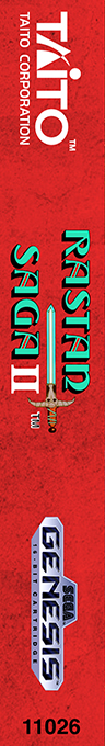Rastan Saga 2 — box-2D-side (US)