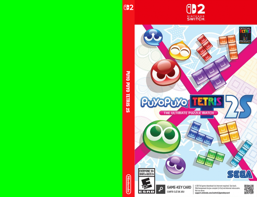 Puyo Puyo Tetris 2S — box-texture (US)