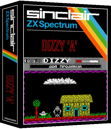 Dizzy 'A' — box-3D (SS)