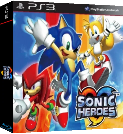 Sonic Heroes — box-3D (WOR)