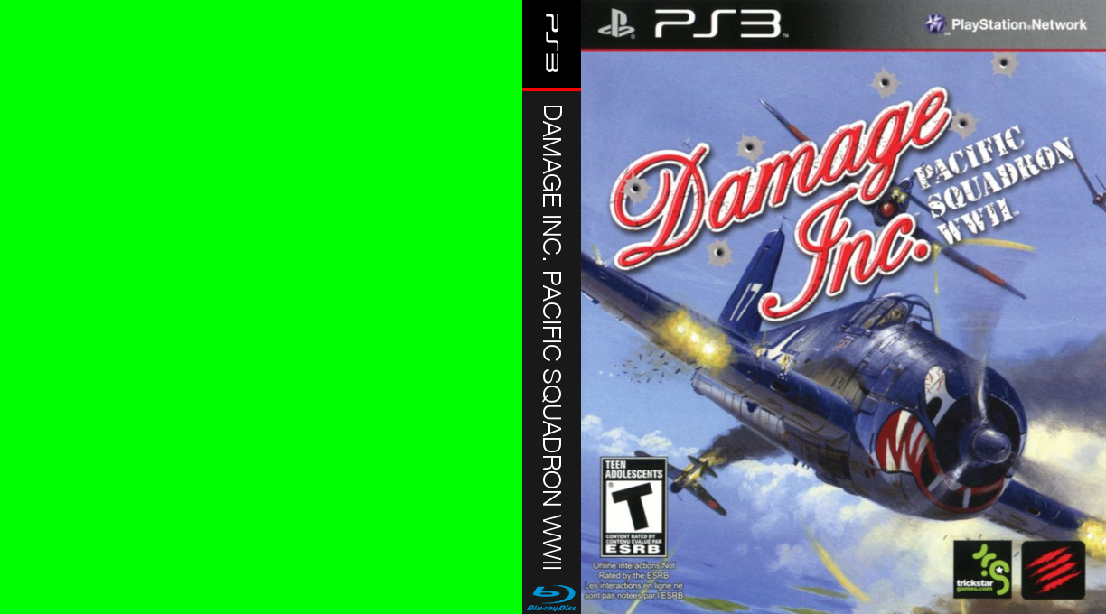 Damage Inc. - Pacific Squadron WWII — box-texture (US)