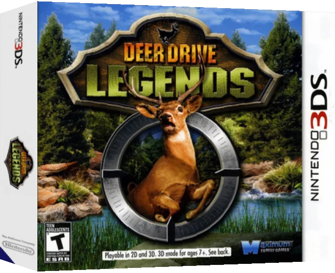 Deer Drive Legends — box-3D (US)