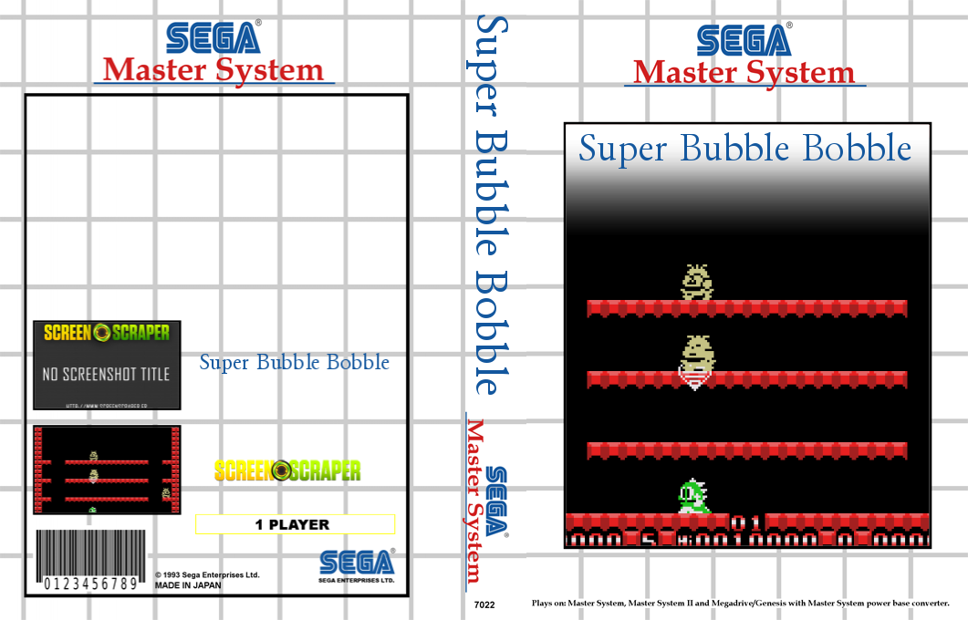 Super Bubble Bobble — box-texture (SS)