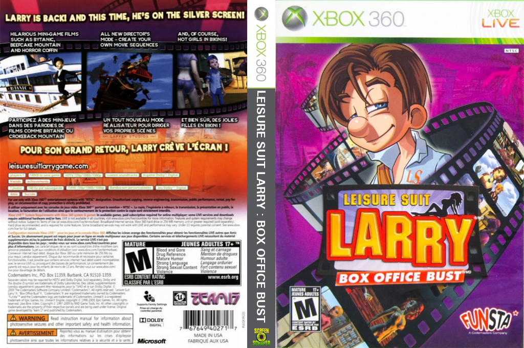 Leisure Suit Larry - Box Office Bust — box-texture (US)