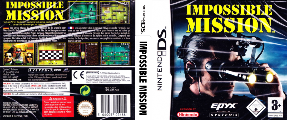 Impossible Mission — box-texture (EU)