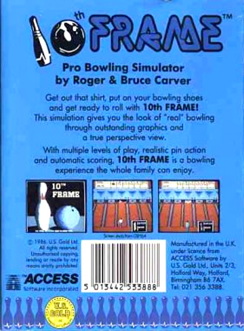 10th Frame — box-2D-back (EU)