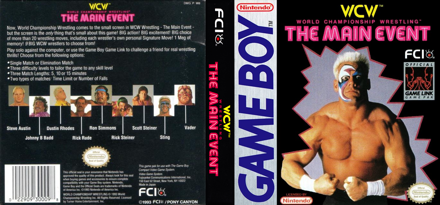 WCW Main Event — box-texture (US)