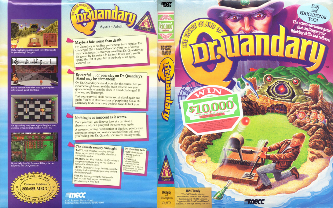 Secret Island Of Dr. Quandary, The — box-texture (US)