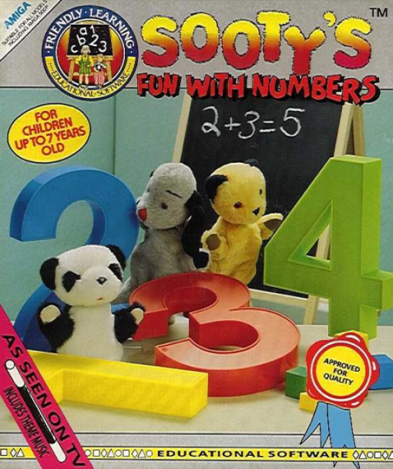 Sooty's Fun With Numbers box art